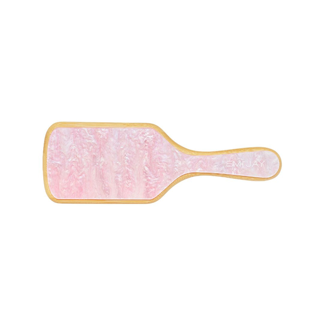 Emi Jay Bamboo Paddle Brush in Pink Sugar
