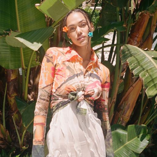 Emi Jay Super Baby Bloom Clip Set in Mango