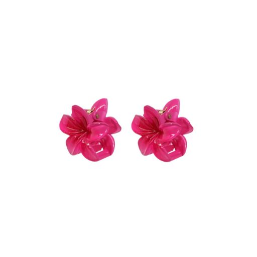 Emi Jay Super Baby Bloom Clip Set in Dragonfruit