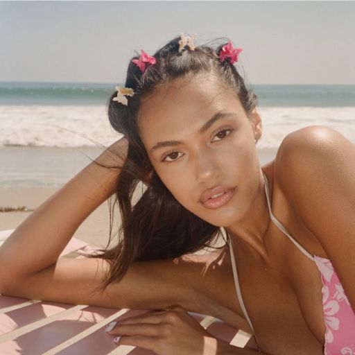 Emi Jay Super Baby Bloom Clip Set in Dragonfruit