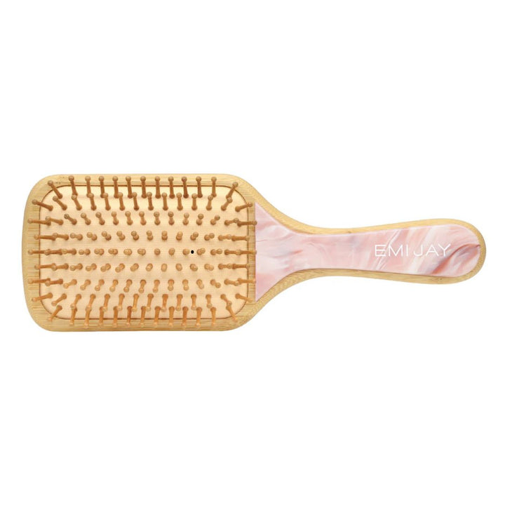 Emi Jay Bamboo Paddle Brush in Pink Chantilly