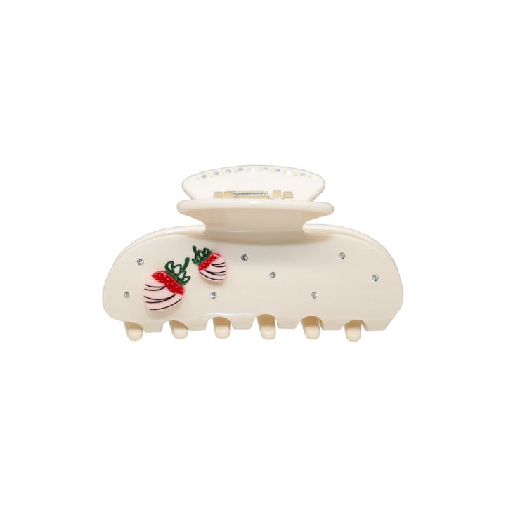 Emi Jay Sweetheart Claw Clip in White Chocolate