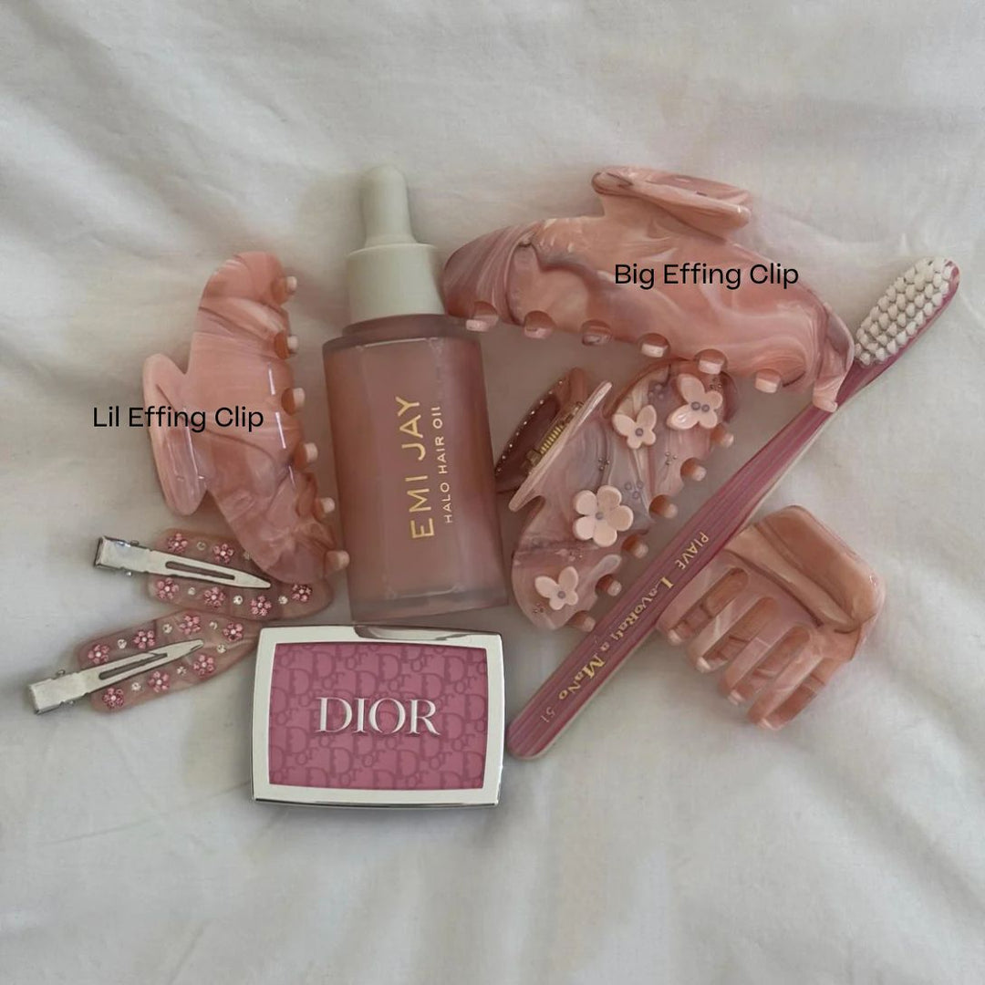 Emi Jay Lil Effing Clip in Pink Chantilly