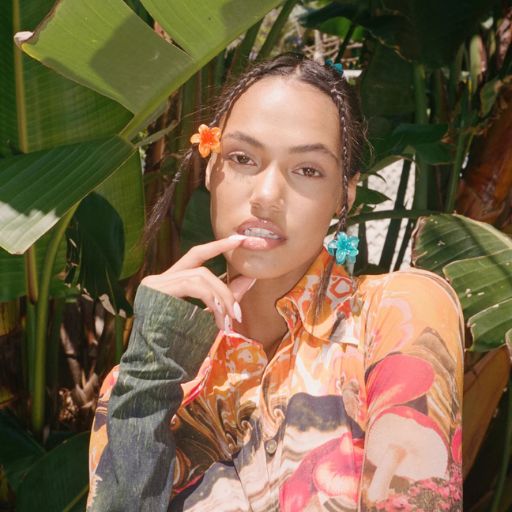 Emi Jay Super Baby Bloom Clip Set in Mango