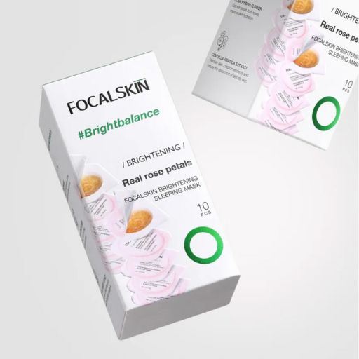 FOCALSKIN Brightening Overnight Mask with Real Rose Petals
