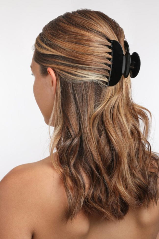 France Luxe Couture Jaw in Nacro Black