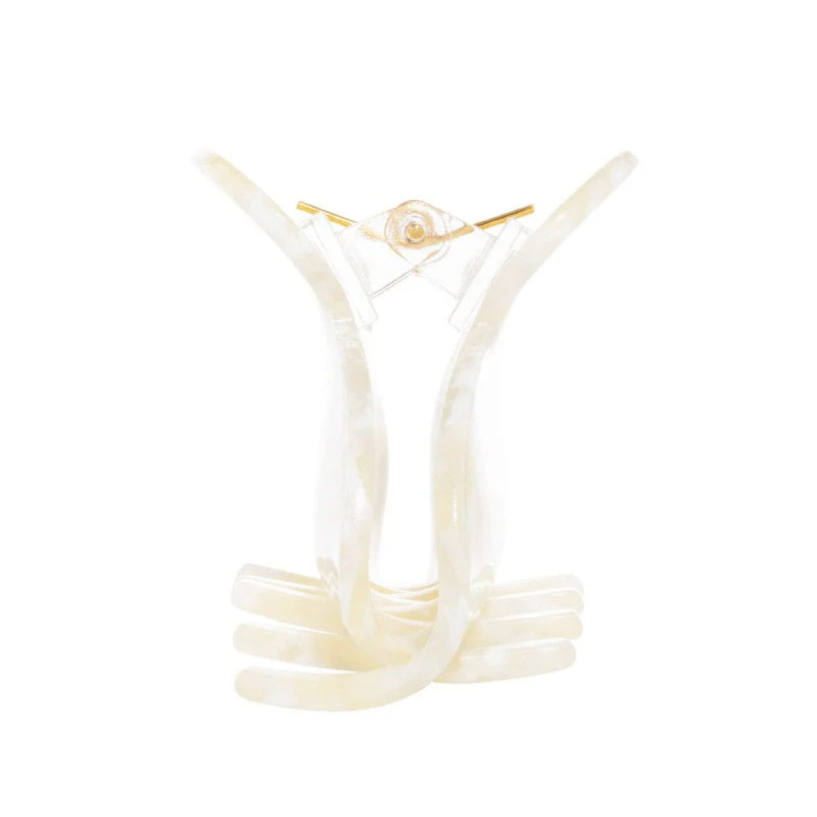 France Luxe Couture Jaw in Pavlova White