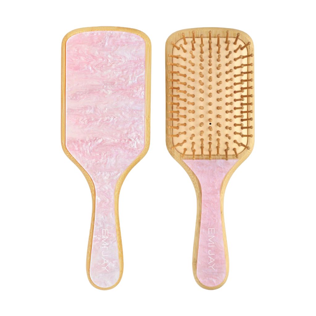 Emi Jay Bamboo Paddle Brush in Pink Sugar