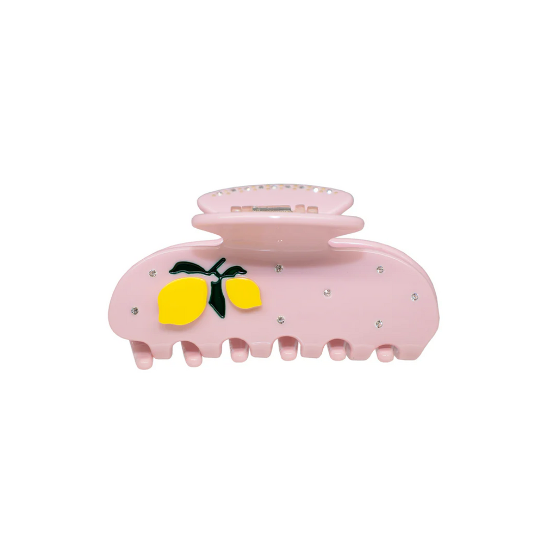 Emi Jay Sweetheart Claw Clip in Pink Limonata