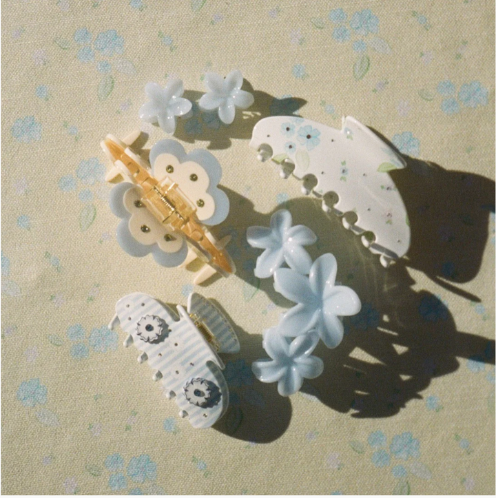 Emi Jay Super Baby Bloom Clip Set in Jelly Cloud