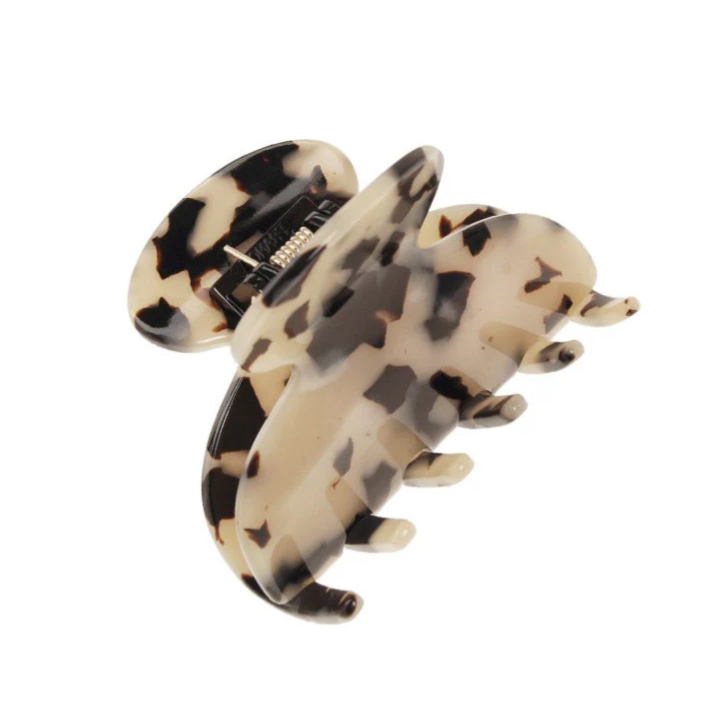 France Luxe Small Couture Jaw in Ivory Tokyo