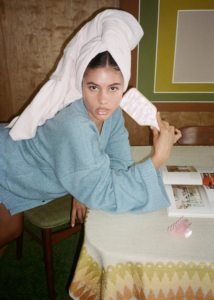 Emi Jay Bamboo Paddle Brush in Pink Sugar