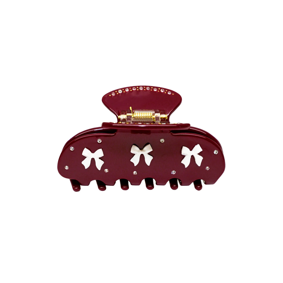 Emi Jay Sweetheart Clip in Bordeaux Prima Donna