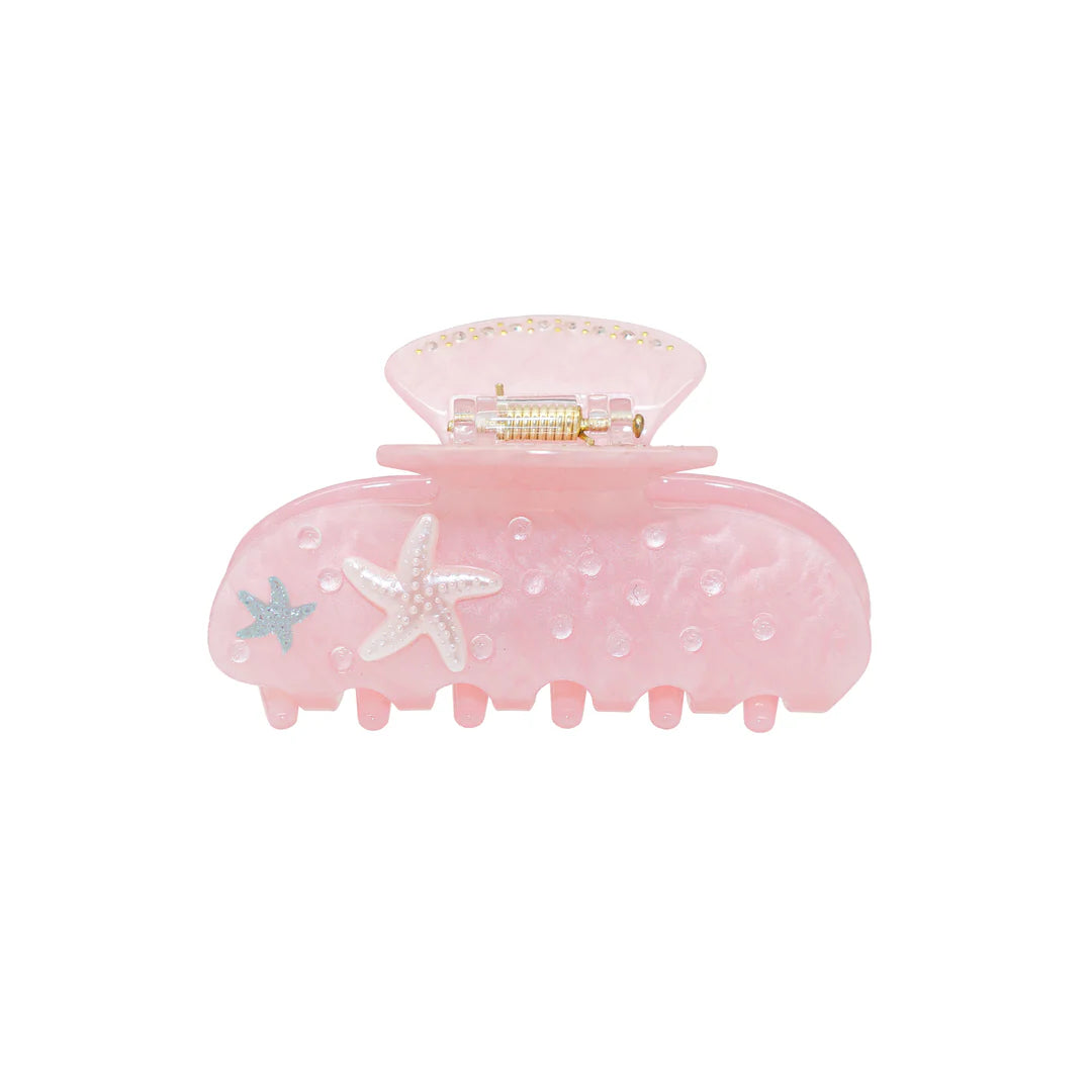 Emi Jay Sweetheart Claw Clip in Pink Water Fairy