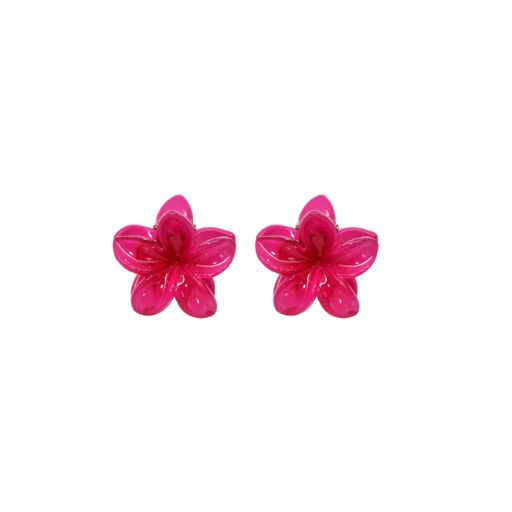 Emi Jay Super Baby Bloom Clip Set in Dragonfruit