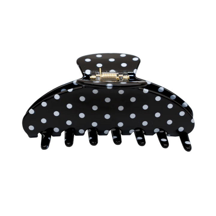 Emi Jay Big Effing Clip in Noir Polka Dot
