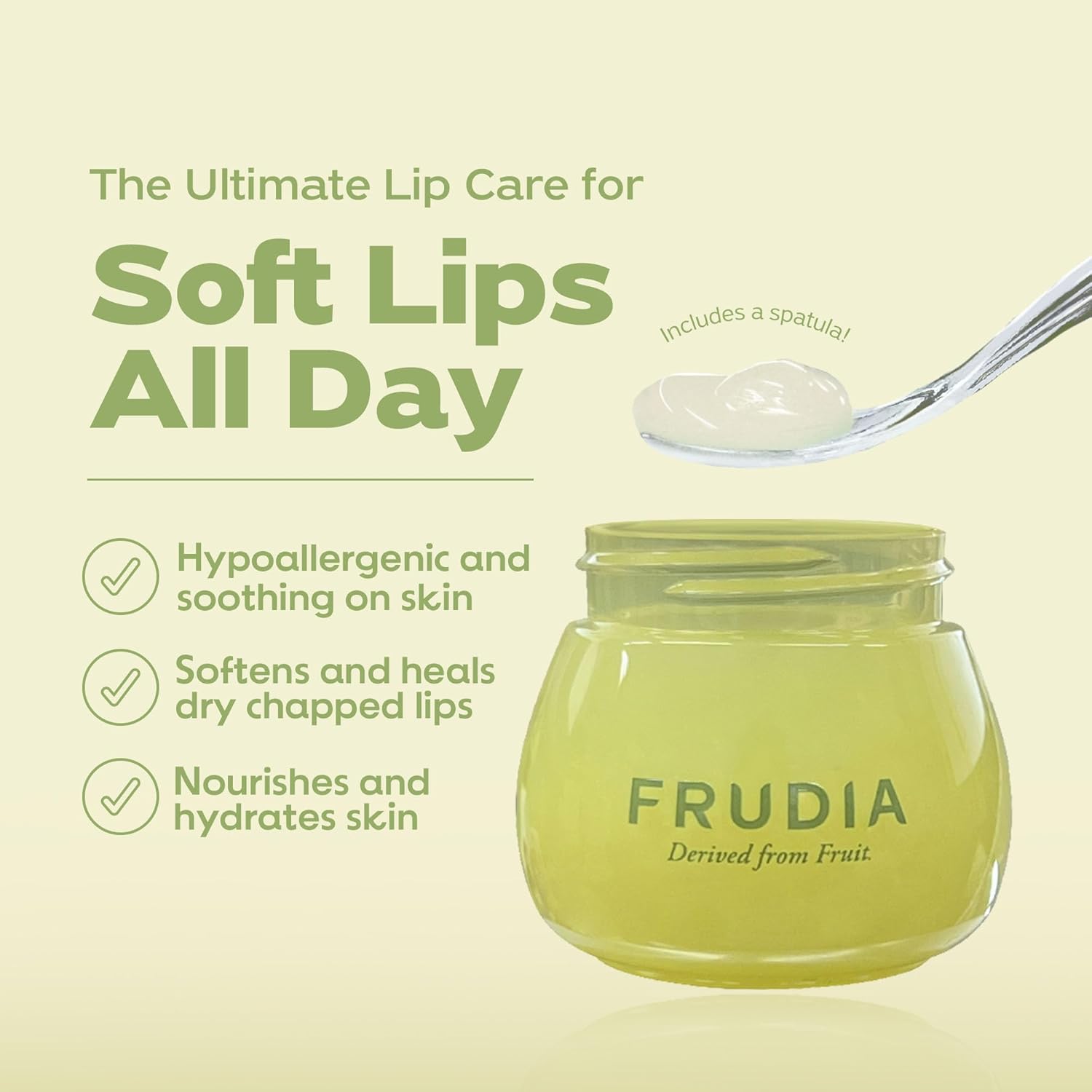 FRUDIA - Avocado Hydrating Honey Lip Balm with Mini Spoon – Mercer