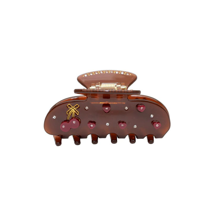 Emi Jay Sweetheart Claw Clip in Cherry Cola