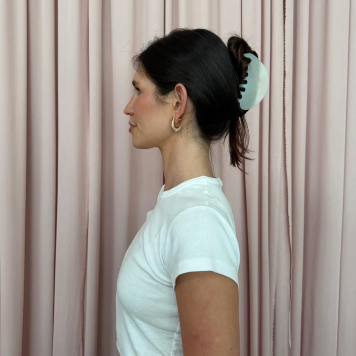 Emi Jay Mini Moon Clip in Grey Smoke