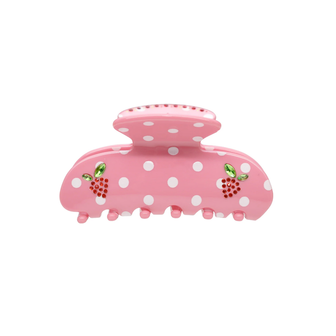 Emi Jay Sweetheart Clip in Lychee Berry Dot