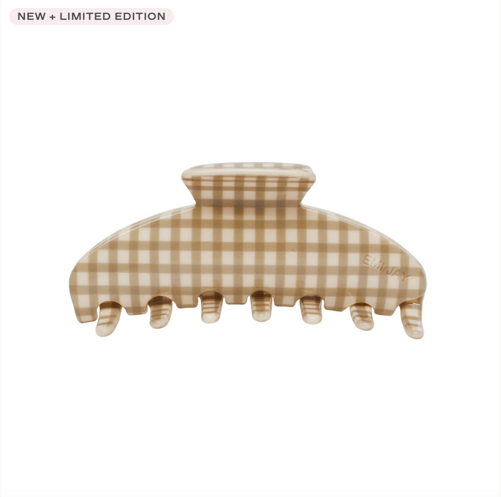 Emi Jay Big Effing Clip in Gingerbread Gingham