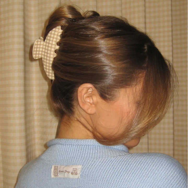 Emi Jay Big Effing Clip in Gingerbread Gingham