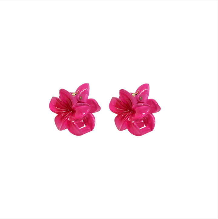 Emi Jay Super Baby Bloom Clip Set in Dragonfruit