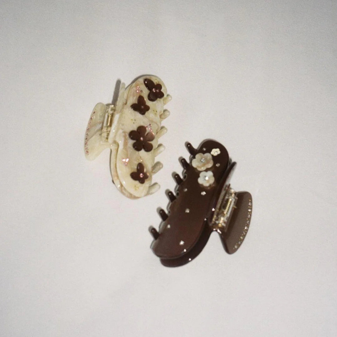 Emi Jay Sweetheart Clip in Cocoa Chantilly Angel Food