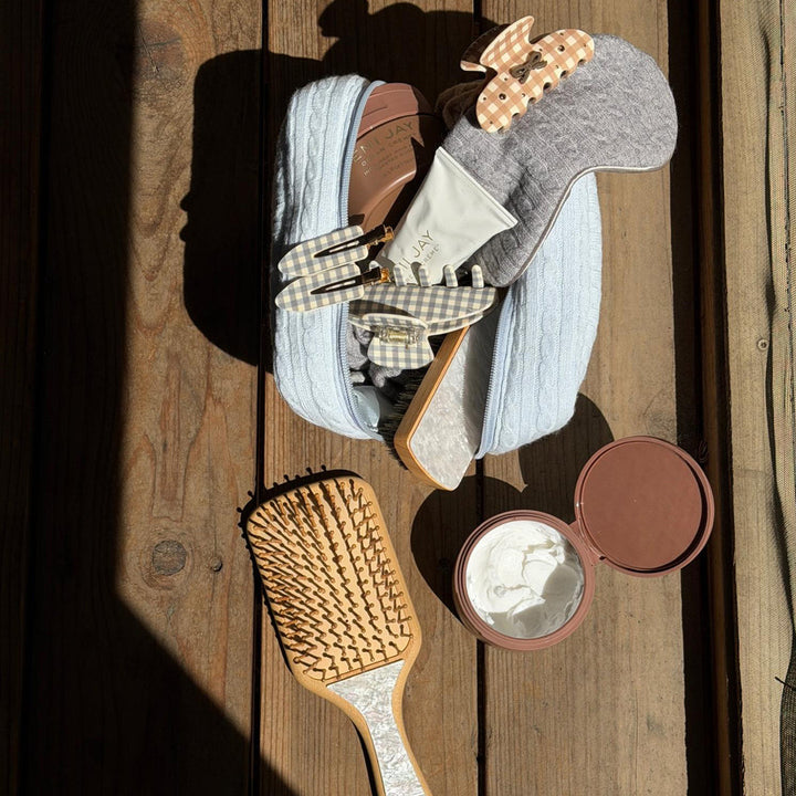 Emi Jay Cozy Pouch in Dream Cloud Knit