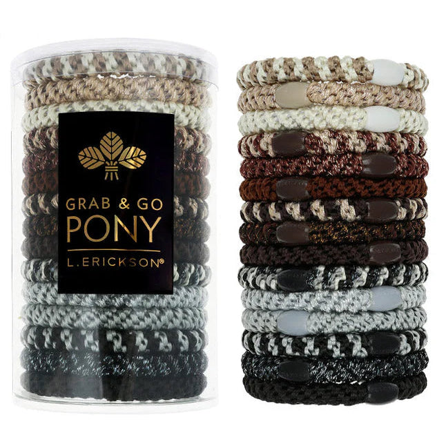 L. Erickson Grab & Go Pony Tube in Neutrals