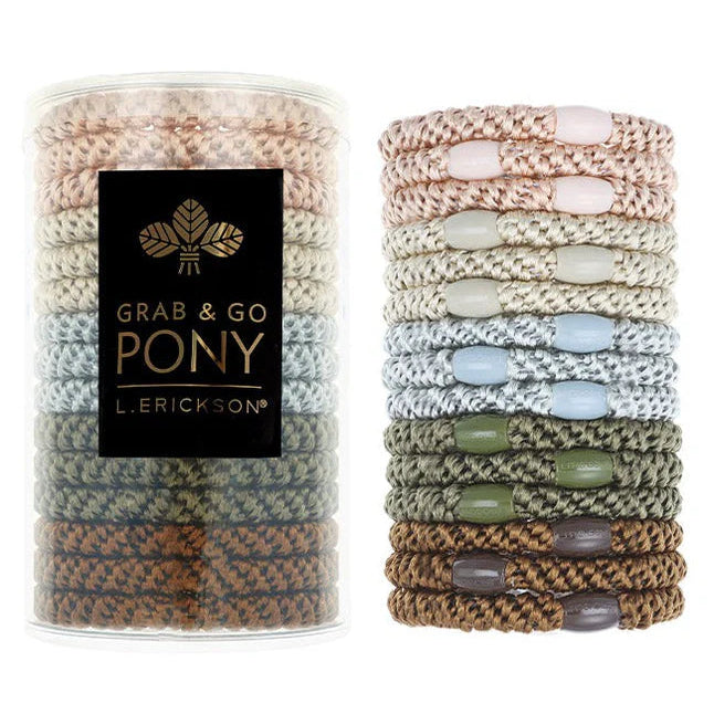 L. Erickson Grab & Go Pony Tube in Toasted